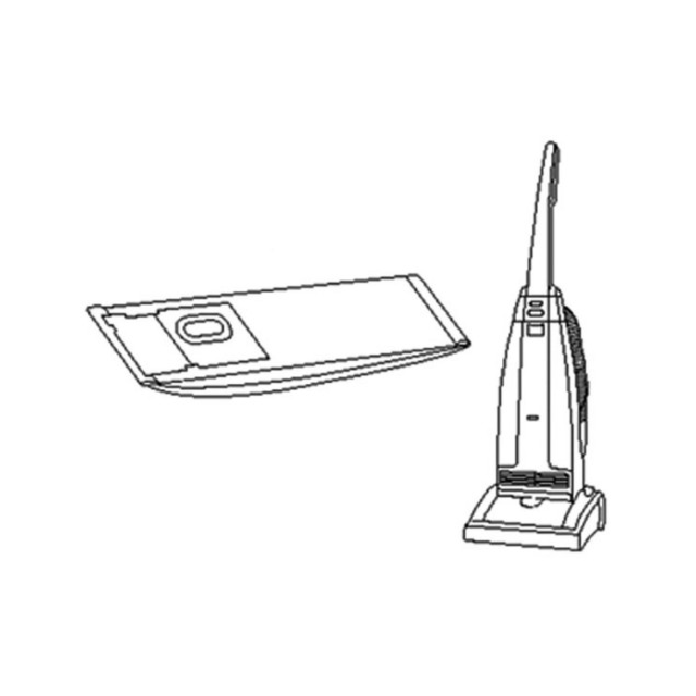 AEG Upright Vacuum Cleaner Paper Dust Bags SDB208
