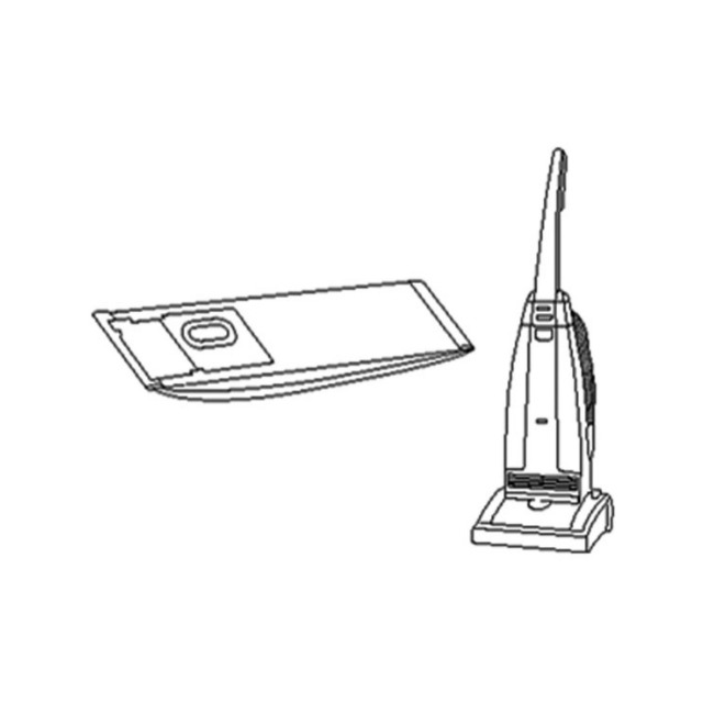 AEG Upright Vacuum Cleaner Paper Dust Bags SDB209