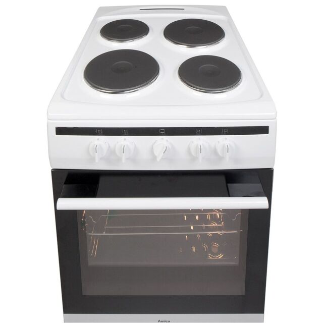 Amica 508EE1W Feeestanding 50cm Electric Cooker In White