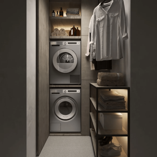Asko W6098X_S_UK 9Kg 1800 Spin Washing Machine - Stainless Steel