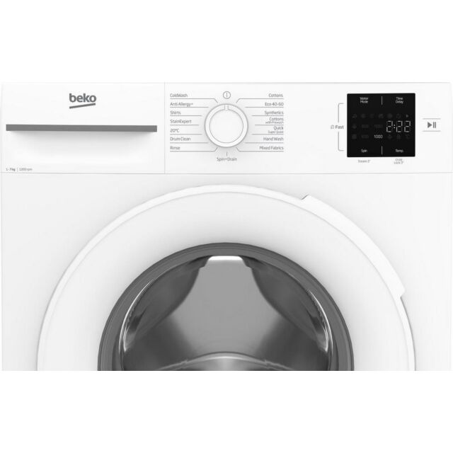 Beko BM1WU3721W 7Kg 1200 Spin Washing Machine - White
