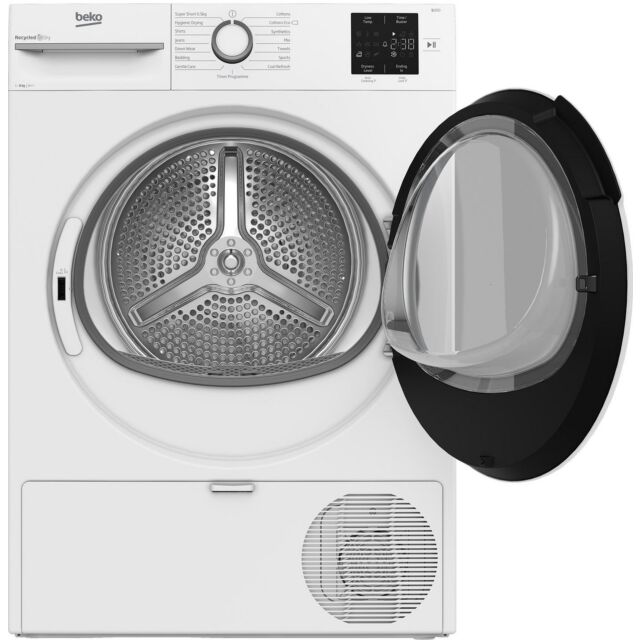 Beko BMN3T3823W 8Kg Heat Pump Tumble Dryer - White