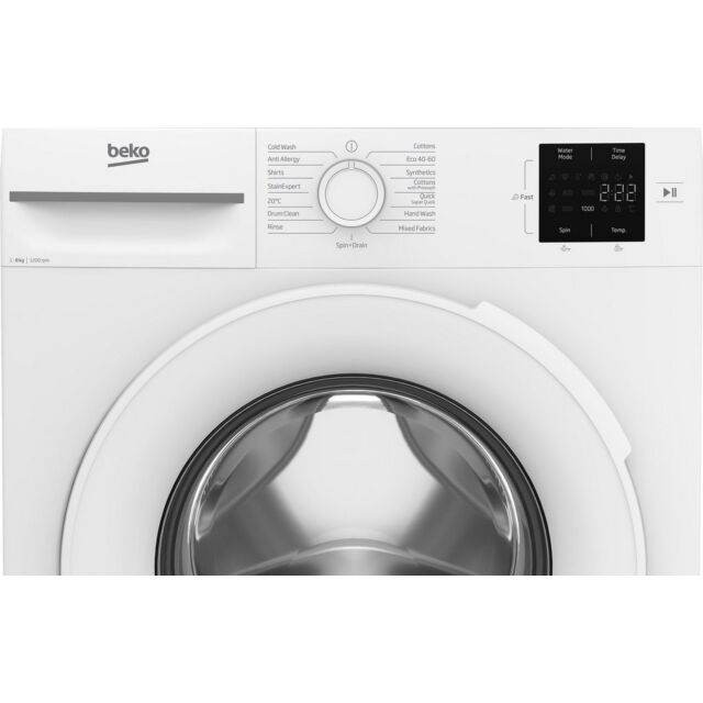 Beko BMN3WT3821W 8Kg 1200 Spin Washing Machine - White