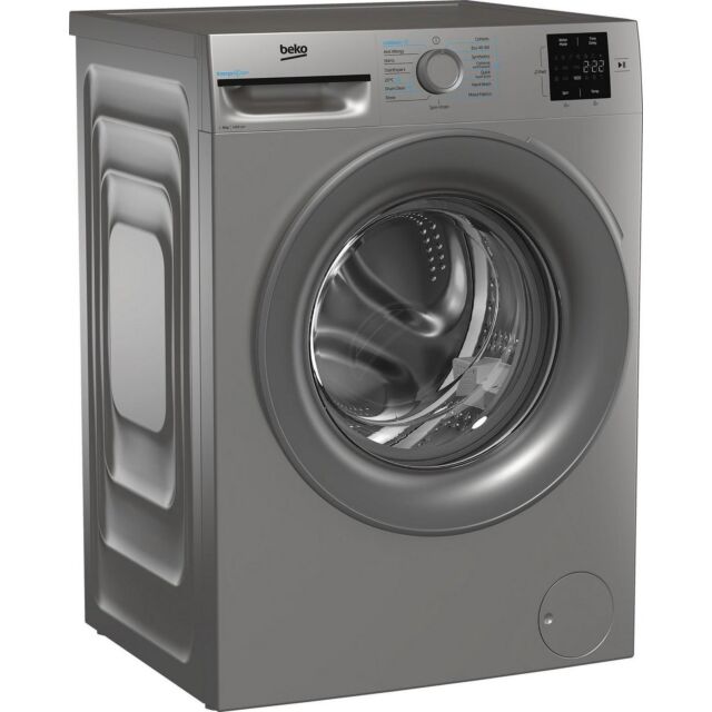 Beko BMN3WT3841S 8Kg 1400 Spin Washing Machine - Silver