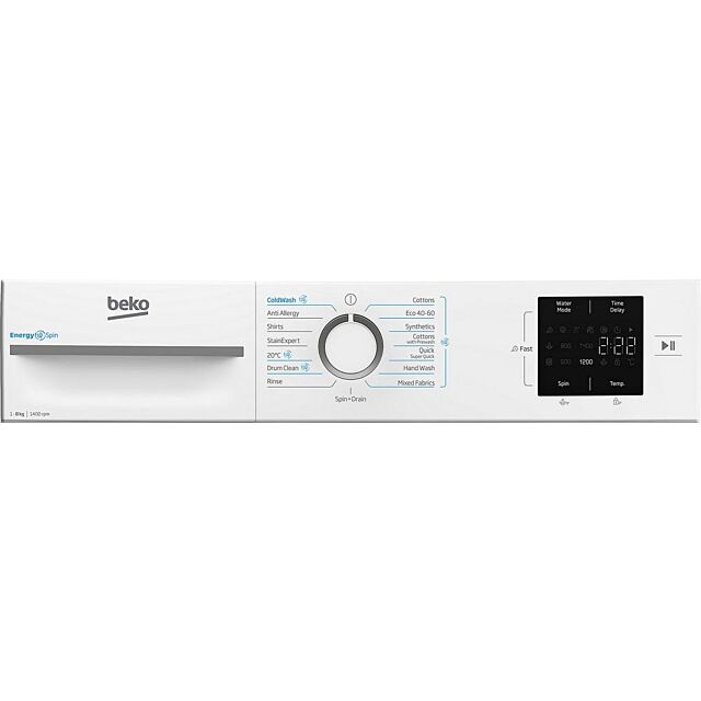 Beko BMN3WT3841W 8Kg 1400 Spin Washing Machine - White