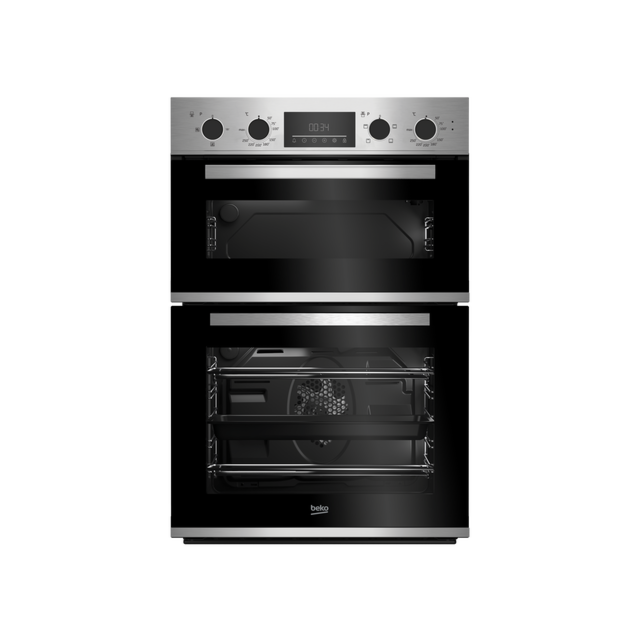 Beko CDFY22309X Built In Electric Double Oven - Stainless Steel - A Energy Rated