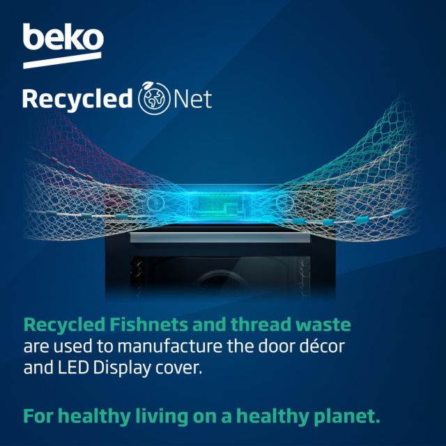 Beko CDFY22309X Built In Electric Double Oven - Stainless Steel - A Energy Rated