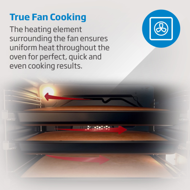 Beko CDFY22309X Built In Electric Double Oven - Stainless Steel - A Energy Rated
