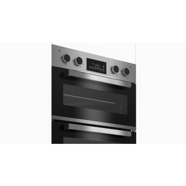 Beko CDFY22309X Built In Electric Double Oven - Stainless Steel - A Energy Rated