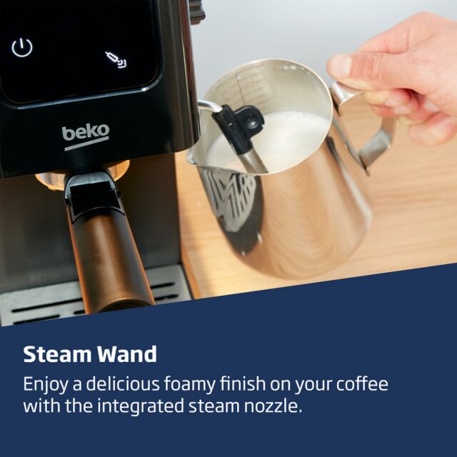 Beko CEP5302B Beko Caffeexperto Manual Espresso With Steam Wand - Black