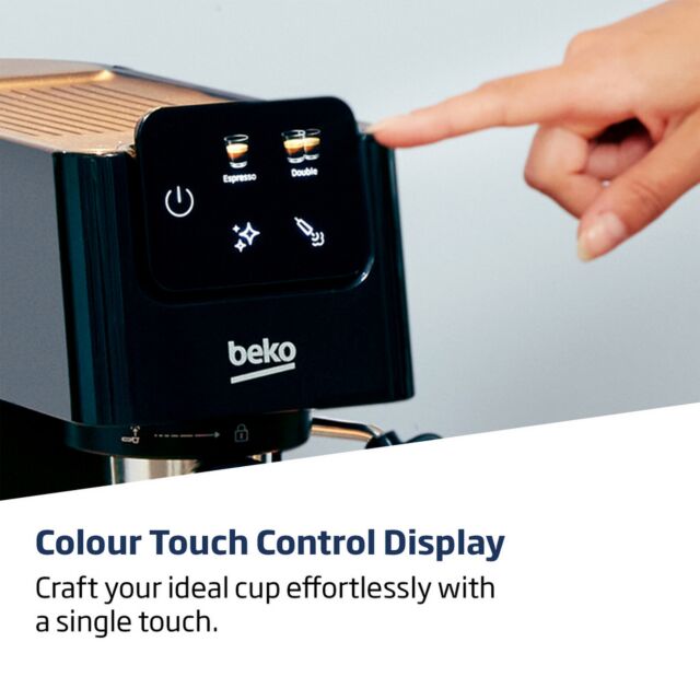 Beko CEP5302B Beko Caffeexperto Manual Espresso With Steam Wand - Black