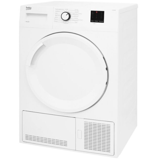 Beko DTBC10001W 10Kg Condenser Tumble Dryer With Sensor Programmes - White