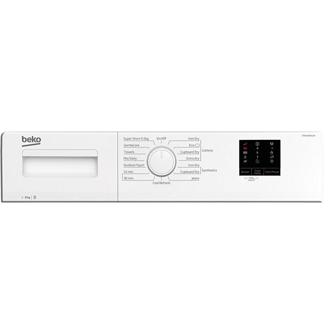 Beko DTKCE80021W 8kg Condenser Tumble Dryer with Sensor Programmes - White