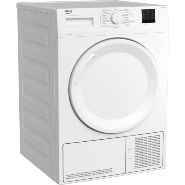 Beko DTKCE90021W 9Kg Condenser Tumble Dryer With Sensor Programmes - White