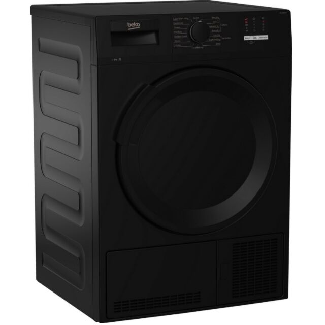 Beko DTLCE80051B 8Kg Condenser Tumble Dryer With Sensor Programmes - Black