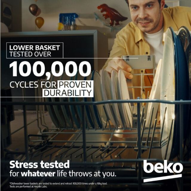 Beko DVS05C20W Slimline Dishwasher - White