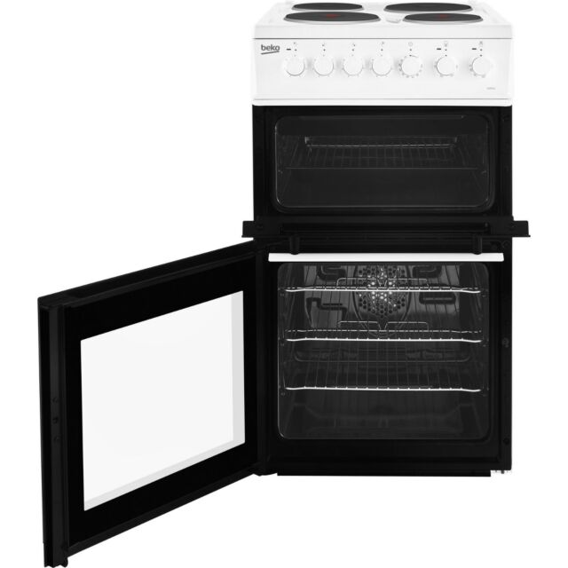 Beko EDP503W Double Oven Electric Cooker A Rated On Energy