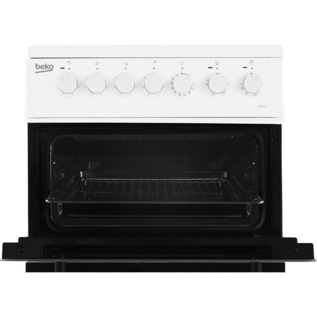 Beko EDP503W Double Oven Electric Cooker A Rated On Energy