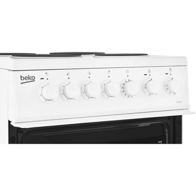 Beko EDP503W Double Oven Electric Cooker A Rated On Energy