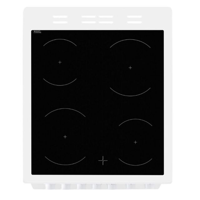 Beko EDVC503W Freestanding Double Electric Oven with Ceramic Hob In White