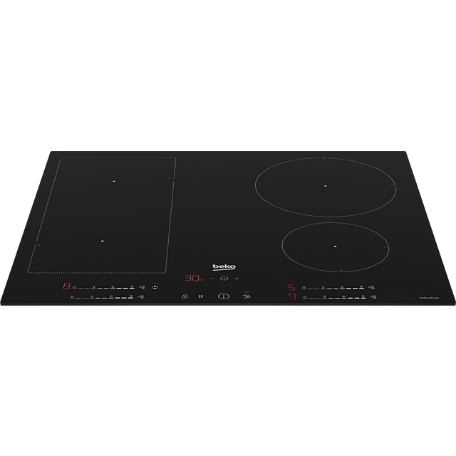Beko HIIP64530UFT 59Cm Electric Hob - Black Plug & Play