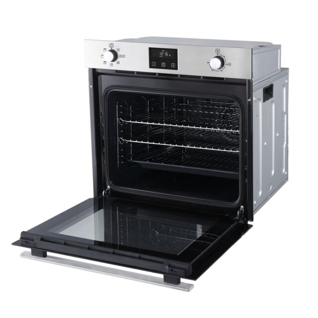 Belling BI602FPCT Single Built In Oven 73L Catalytic Liners, Bluetooth Connectivity, Timer White Led