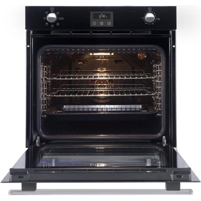 Belling BI602FPCTBLK Built In Single Oven, A Rated, Electric, 73L Capacity, Fan Oven, Variable Inter