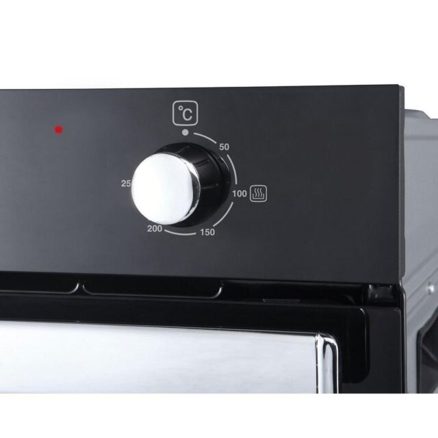 Belling BI602FPCTBLK Built In Single Oven, A Rated, Electric, 73L Capacity, Fan Oven, Variable Inter