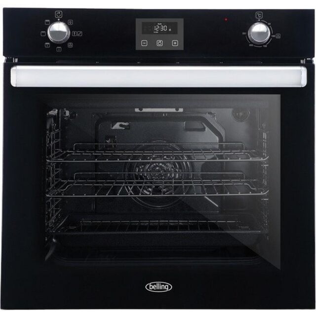 Belling BI602FPCTBLK Built In Single Oven, A Rated, Electric, 73L Capacity, Fan Oven, Variable Inter