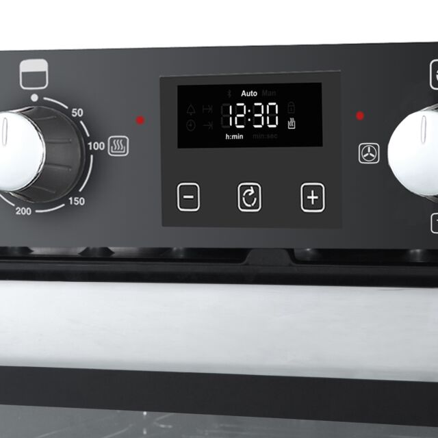 Belling BI902FPBLK Belling 444444786 Electric Equiflow™ Fan Oven Double Oven Oven - Black - A Energy