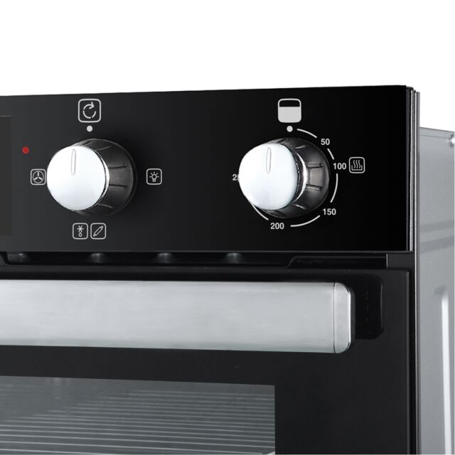 Belling BI902FPBLK Belling 444444786 Electric Equiflow™ Fan Oven Double Oven Oven - Black - A Energy