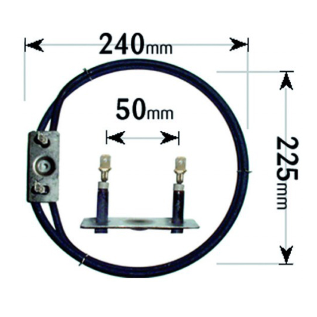 Belling Cooker Fan Oven Element 2 Turn 2250W ELE001