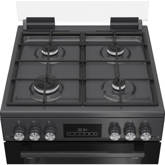 Blomberg GGRN655N 60Cm Gas Double Oven - Anthracite
