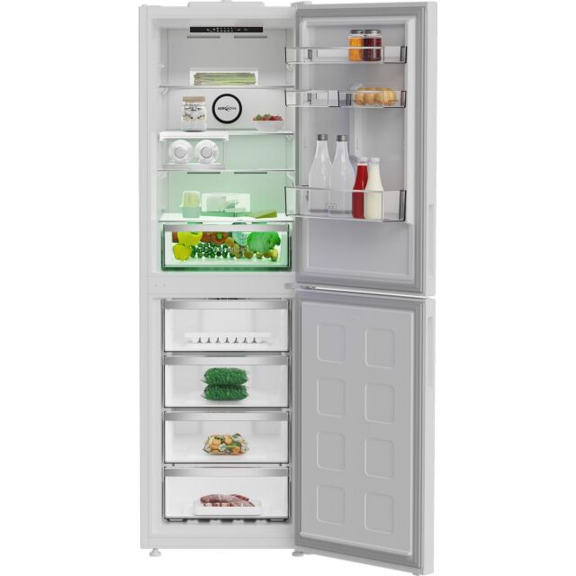 Blomberg KND24692V Vitamincare+ Knd24692v 59.7Cm 50/50 Total No Frost Combi Fridge Freezer - White