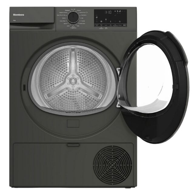 Blomberg LTA18321G 8Kg Heat Pump Tumble Dryer - Grpahite