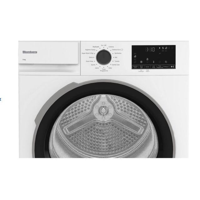 Blomberg LTA18321W 8Kg Heat Pump Tumble Dryer - White