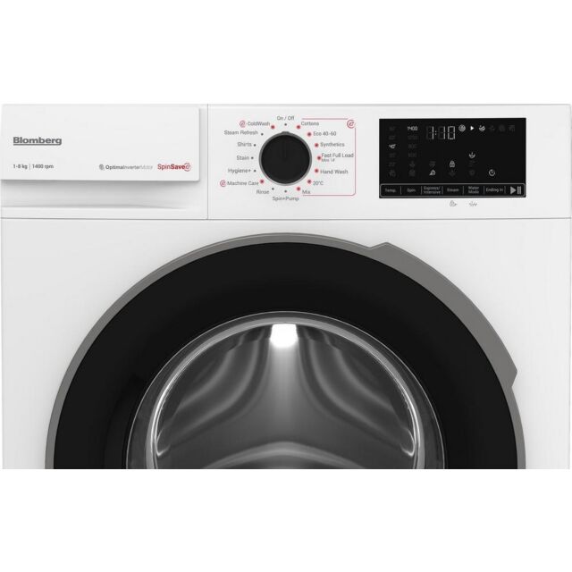 Blomberg LWA18461W 8Kg 1400 Spin Washing Machine - White