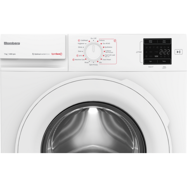 Blomberg LWA27461W 7Kg 1400 Spin Washing Machine - White
