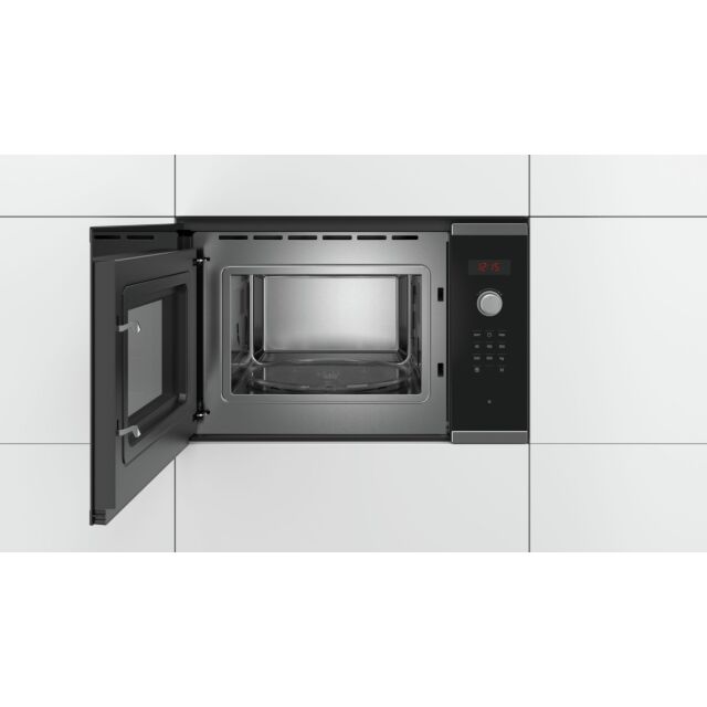 Bosch BFL553MS0B Red display, upto 900W, 25L, 5 power levels, 7 auto programmes, electronic control,