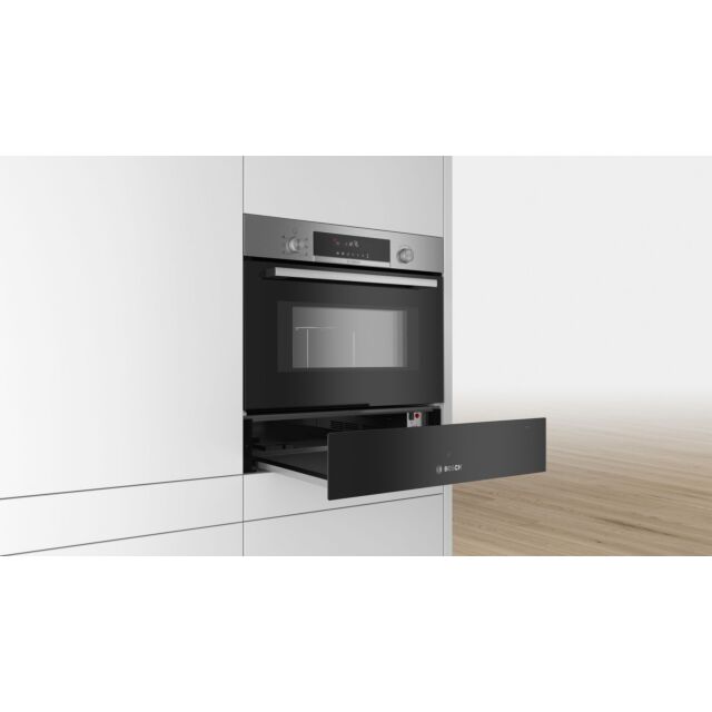 Bosch BIC510NB0 Series 6 Built-in warming drawer, 60 x 14 cm - Black