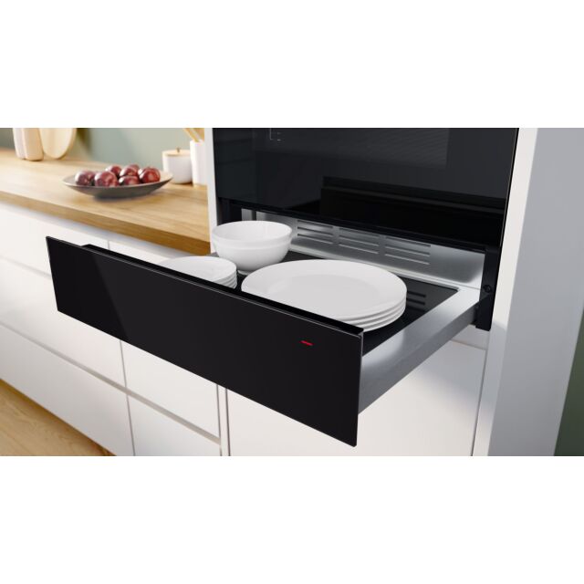 Bosch BIC7101B1B Series 8, Built-in warming drawer, 60 x 14 cm, Black 