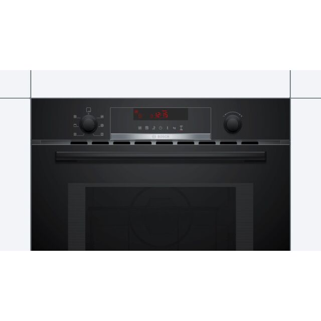 Bosch CMA583MB0B Series 4 - Built-in Compact microwave oven with hot air - 60 x 45 cm - Black