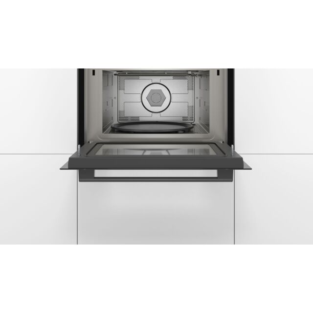 Bosch CMA583MB0B Series 4 - Built-in Compact microwave oven with hot air - 60 x 45 cm - Black