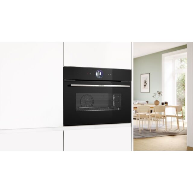 Bosch CSG7361B1 Electronic, 21 functions, inc. Full Steam, Digital Control Ring with TFT touchDispla