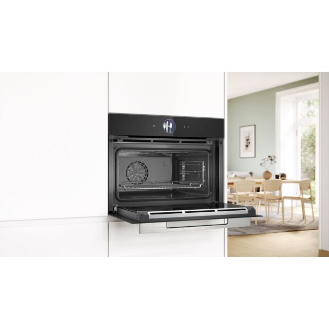 Bosch CSG7361B1 Electronic, 21 functions, inc. Full Steam, Digital Control Ring with TFT touchDispla