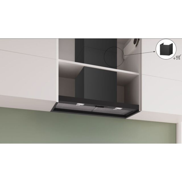 Series 2, Integrated Design Hood, 80 cm, Matt black