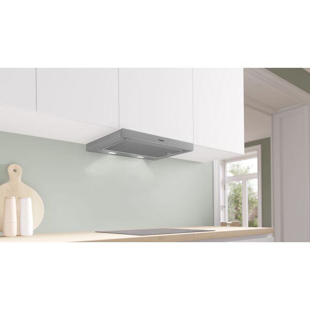 Bosch DFS067A51B 60cm wide, Logo Design Handle, 3 Speed + 1 Intensive, Electronic Control, LED Light