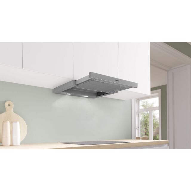 Bosch DFS067A51B 60cm wide, Logo Design Handle, 3 Speed + 1 Intensive, Electronic Control, LED Light