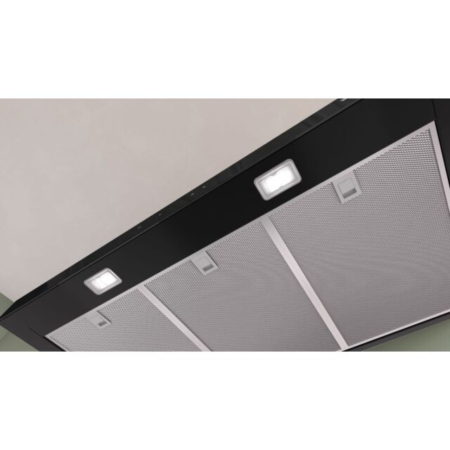Series 6, Wall-mounted cooker hood, 90 cm, Matt black