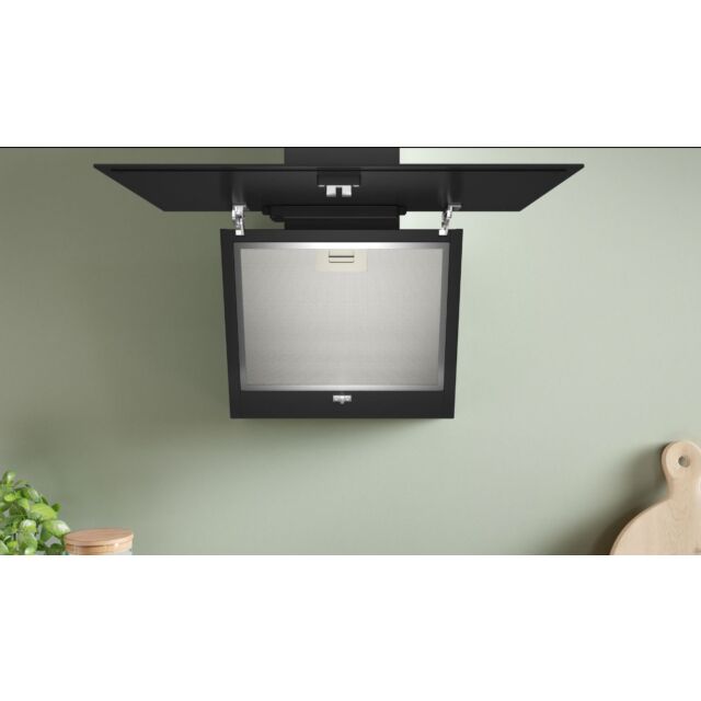 Bosch DWK65DK60B 60cm, Angled Chimney Hood, Touch Control, LED Lights. Optional Standard Recirculati